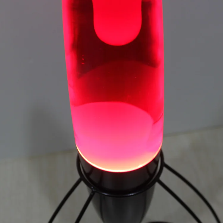 Retro funky lovely relaxation new style color changing rocket novelty plastic motion floating lava lamp