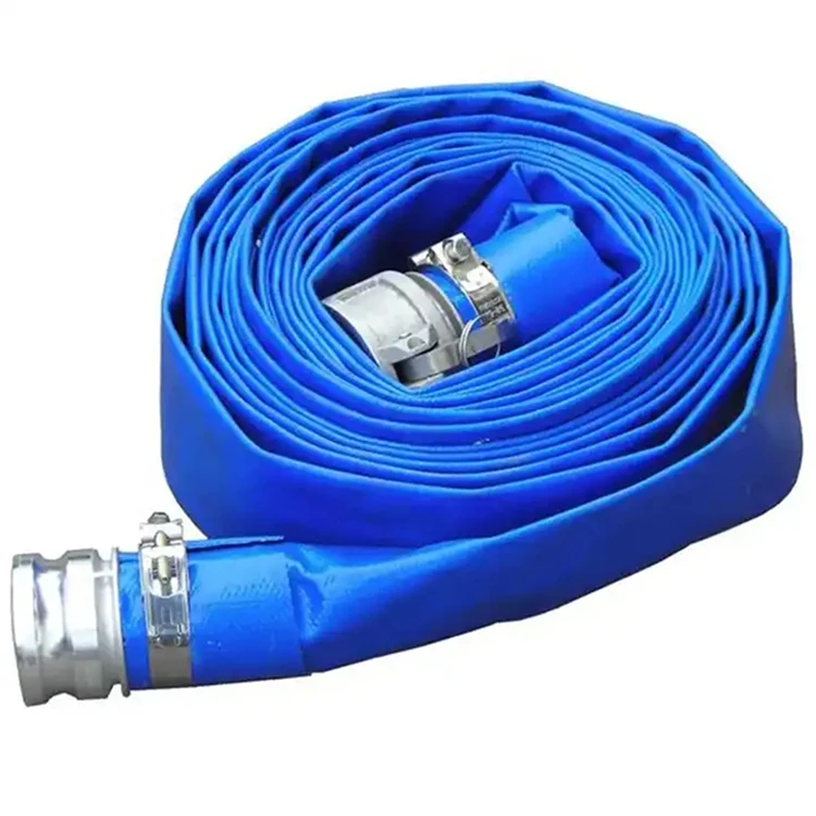 Supply Pvc Blue Water Pipe Easy Handle And Storage Agricultural Sprinkler Irrigation Drain Pvc Hoses