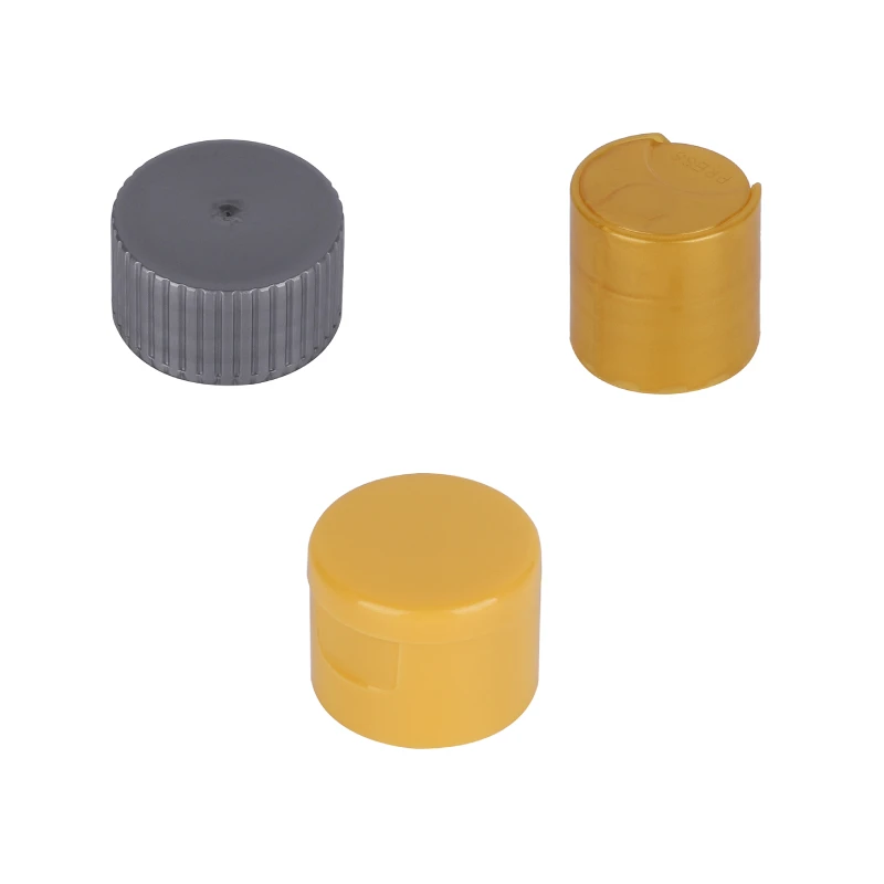 Round 28/410 24/410 Disc Top Cap Pp Shampoo Flip Top Cap Plastic Screw Cap For Shampoo Lotion Hand Bottle