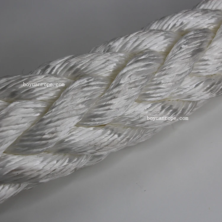 China Factory Directly Supply Rope 8 Strand Polypropylene and Polyester Mixed Rope For Big Ship