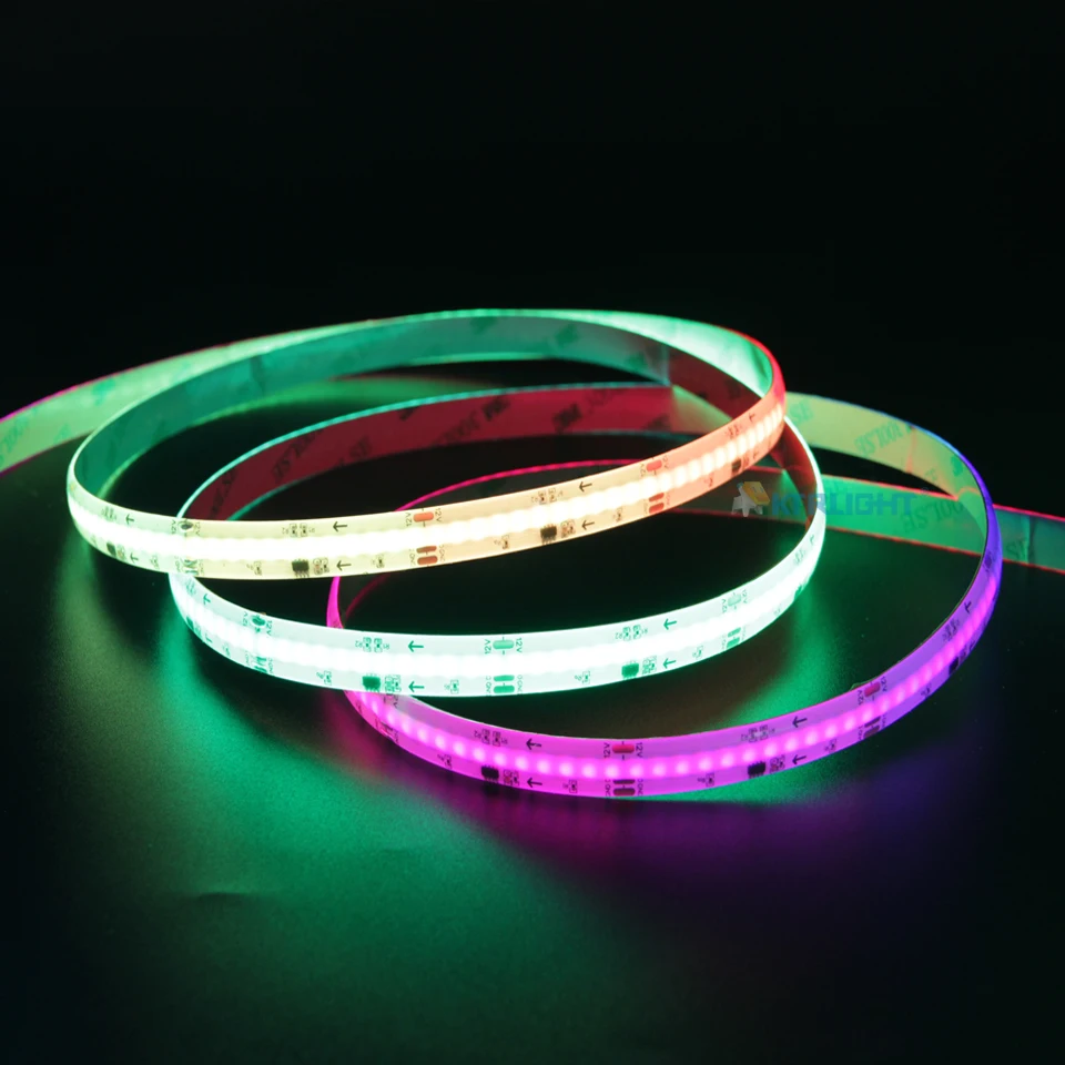 Voice Control Flowing Horse Running Chasing Cob Led Strip Light IP65 Flexible Led Strip Lights With Remote And App Control