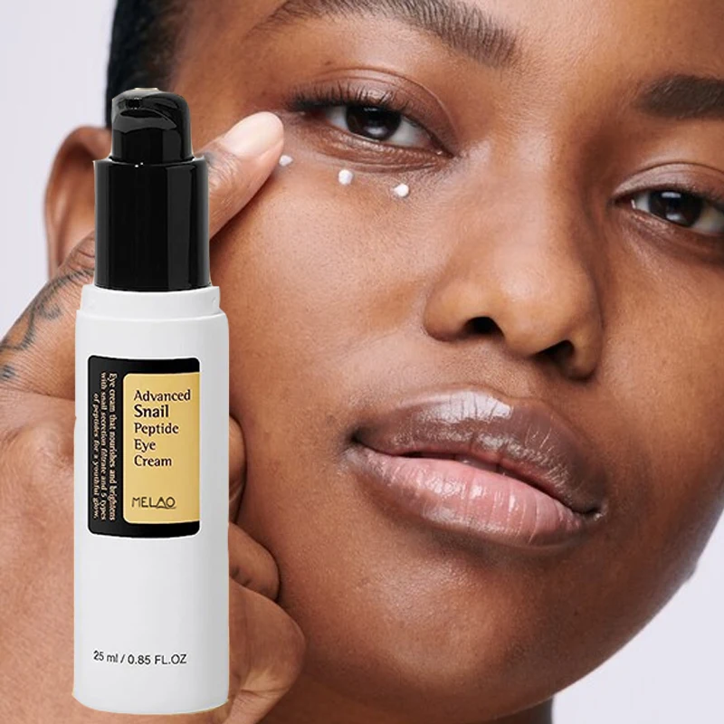 Private Label Dark Circles Remove Peptide Eye Cream Rapid Anti Wrinkle Anti Aging Eye Cream Snail Peptide Eye Bags Removal Cream