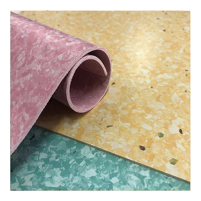 2022 wholesales black and white vinyl flooring pvc industrial flooring hospital homogeneous flooring pvc vinyl roll