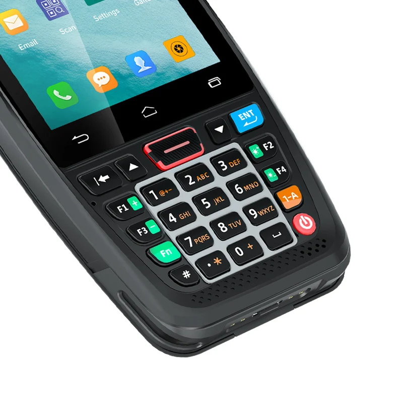Самый дешевый UNIWA HS002 4-х дюймовый портативный сканер Nfc КПК Android Ручной терминал 2D QR