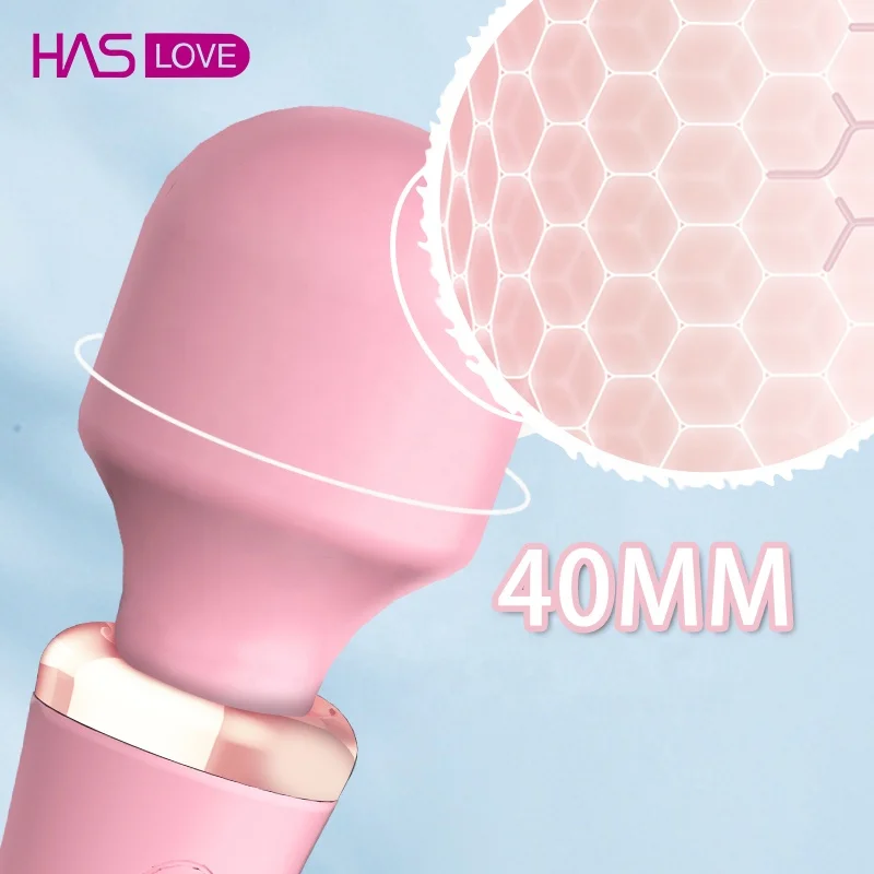 Haslove хит продаж Венера палочка с подогревом Двойные головки дилдо вибратор 20 режимов взрослый для женщин секс-игрушки