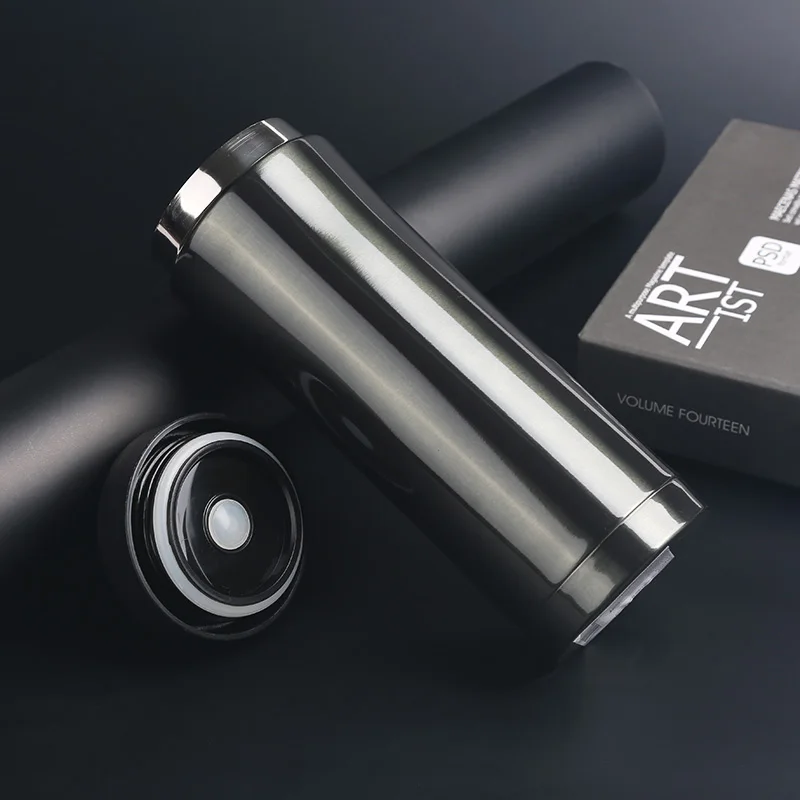 Gift Thermal Vacuum Mug Portable Hiking Water Bottle  400ml