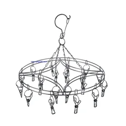 Black 316 Stainless Steel round pants Hangers and Space Saving clothes Hanger Rack