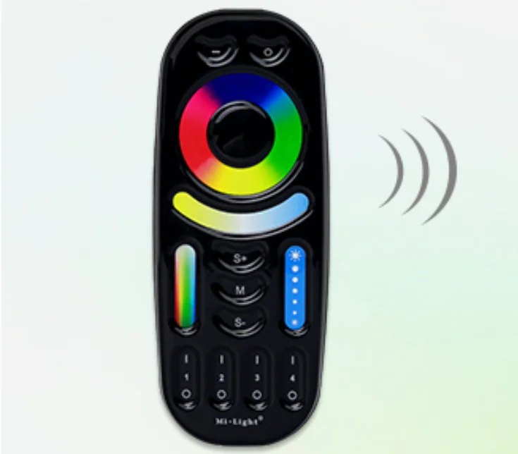 Miboxer 2.4Ghz RF RGB+CCT Remote FUT092 3V RGBCCT Led Strip Remote 5 in 1 Led Dimmer