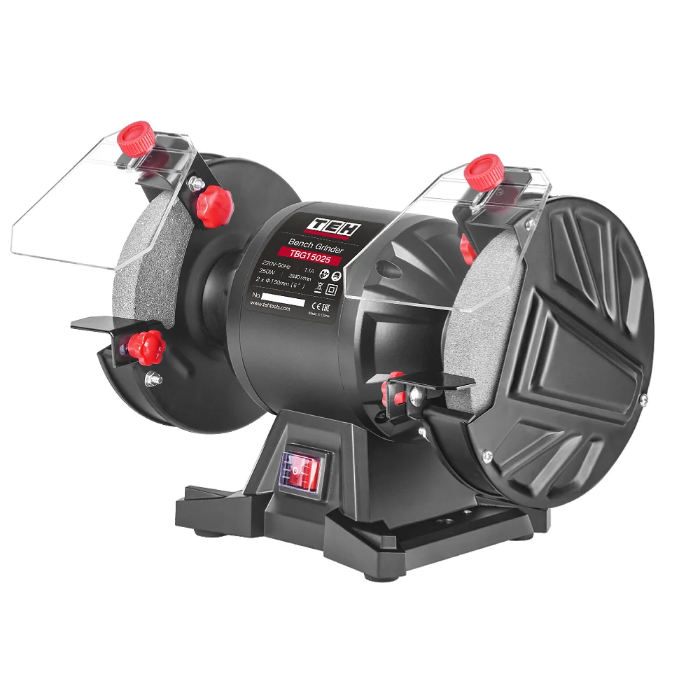 TEH Durable Superior Power Industrial 250W 150mm Small Electric Bench Surface Grinder 6' Polishing Tool