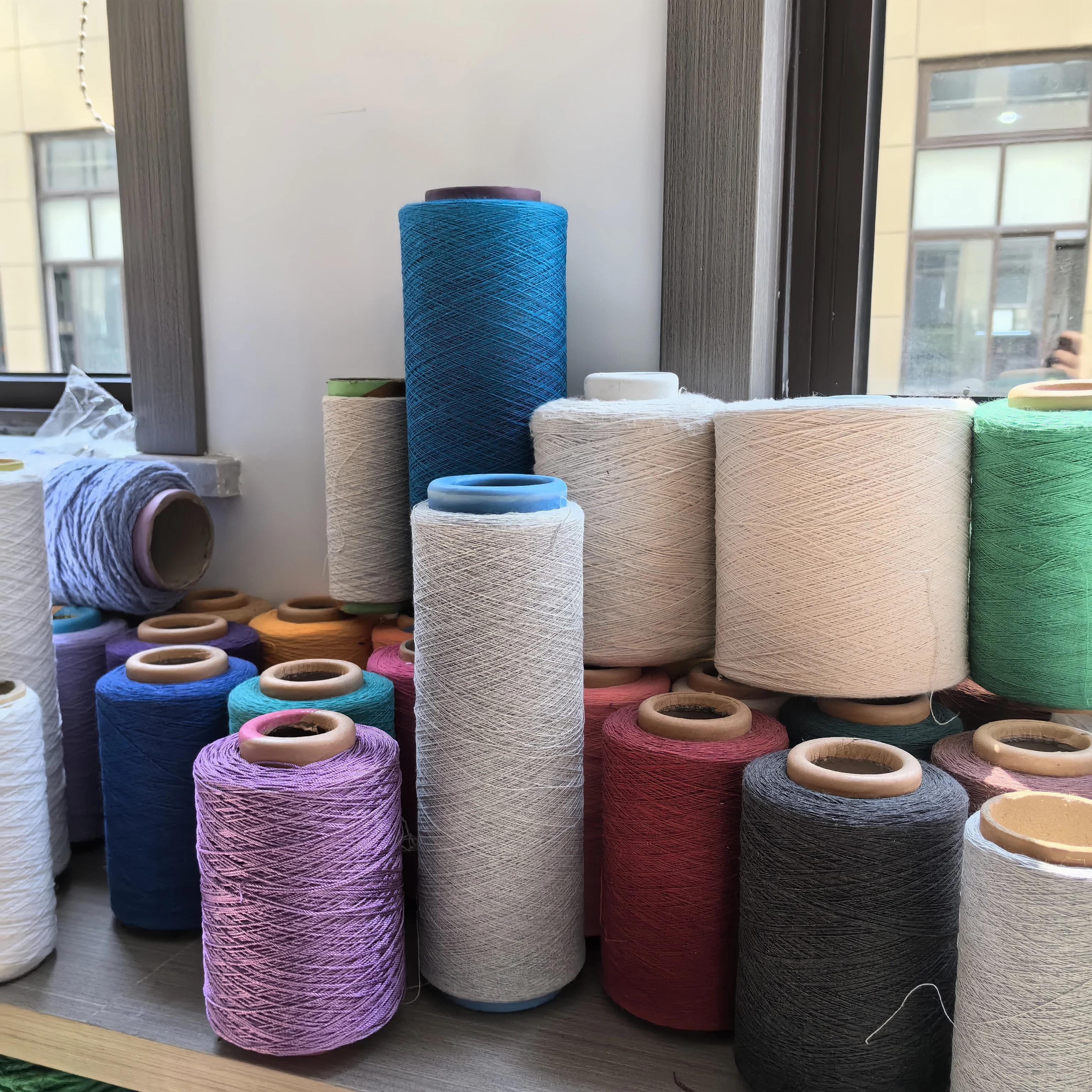 Colorful microfiber /cotton mops yarn