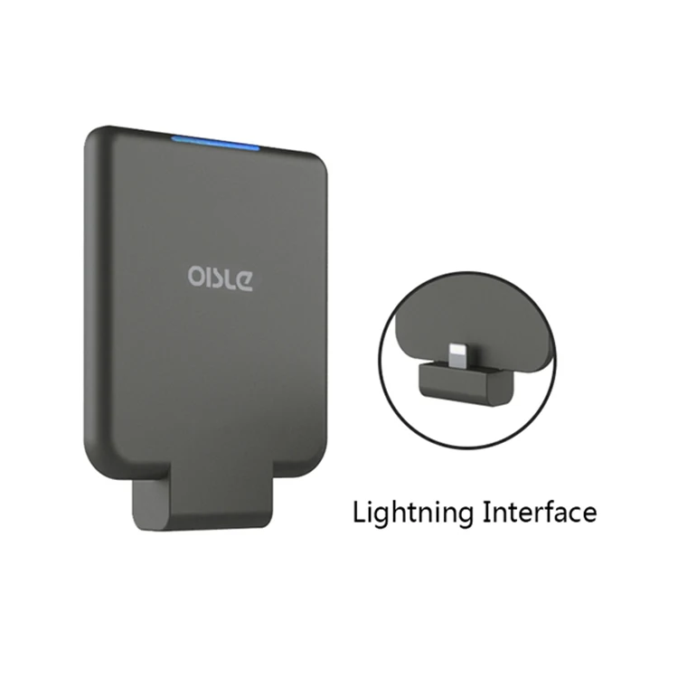 OISLE Multiprotect Safety System Mini Battery Case 4500mAh Palm-Size Battery Case