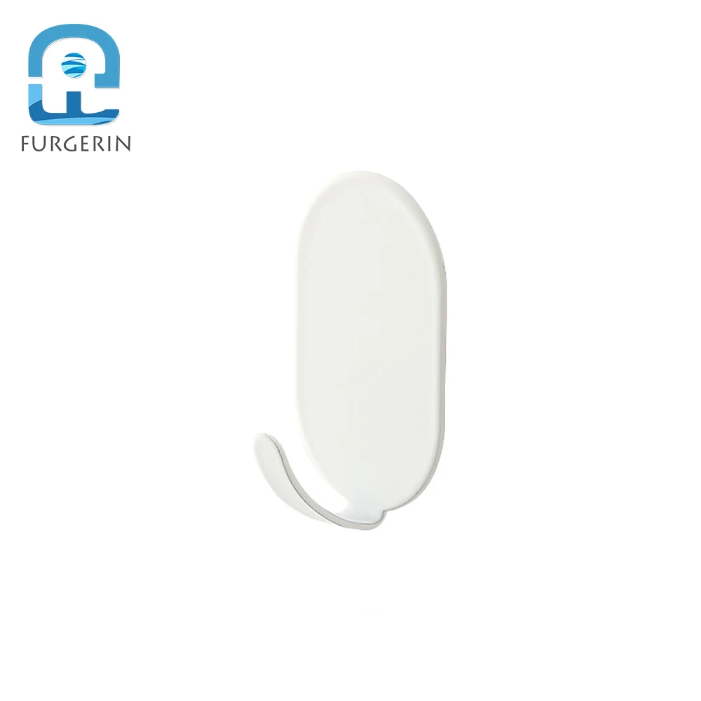 Sticky Hook Traceless Stainless Steel Perforation Free Adhesive Paste Dormitory Bathroom Kitchen Wall Bearing Hanging Metal