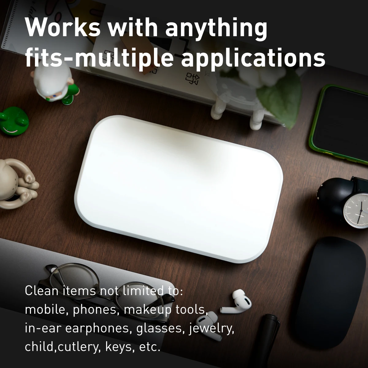  Easycare портативная стеклянная Косметическая зубная щетка УФ светодиодный стерилизатор для