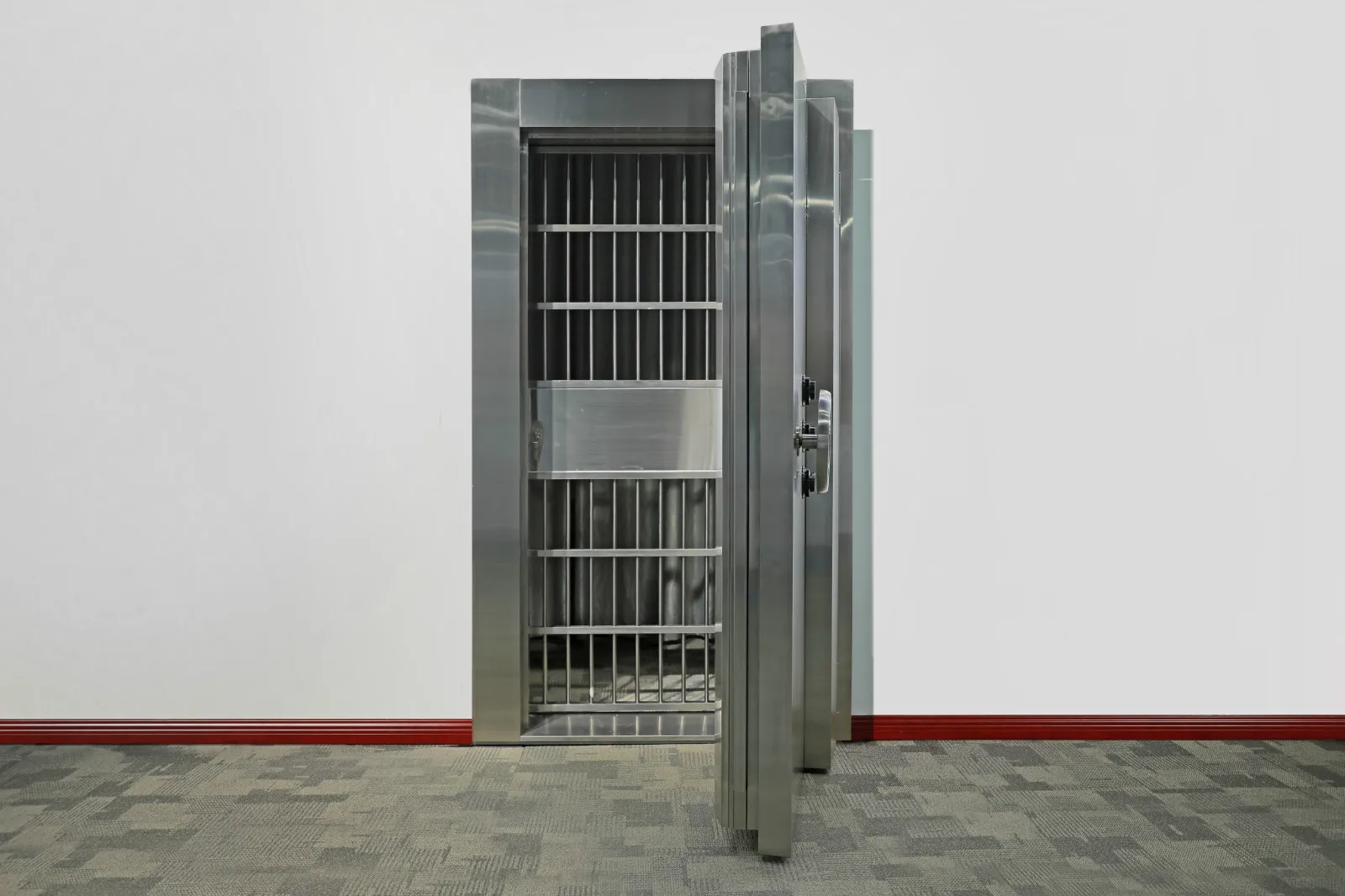 Anti-burglary explosion-proof stainless steel vault door strong room door for Bank and private vault with time lock