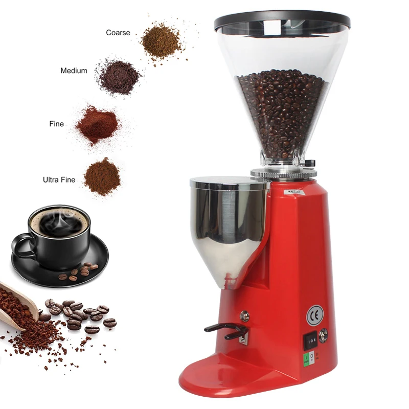 Hot Sell Adjustable With Scale 110v Electric L 64mm Espresso Ld-300n 900 Professional Coffee Grinder