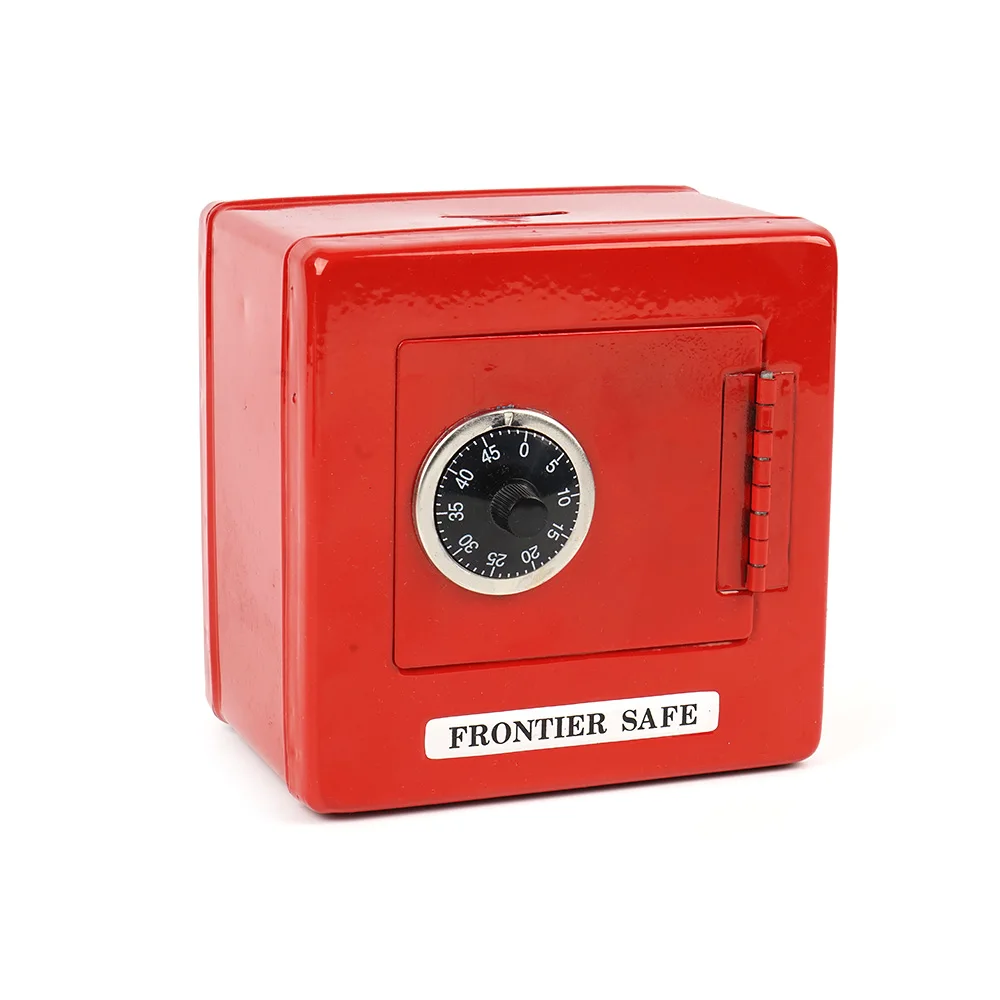 Safe Material Saving Toy Rotating Combination Lock Storage Box Money Bank Security cash box