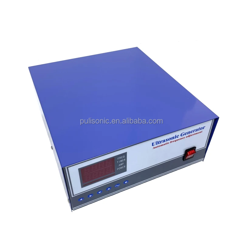 40Khz Ultrasonic Generator 2400W Power and Timer Ultrasonic Cleaning Generator for Plc Automatic Lifting Ultrasonic Cleaner