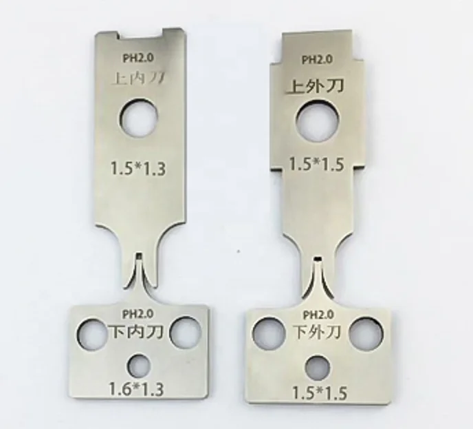 OTP applicator crimping blade/crimpper Customized wire stripping blades and crimping blades for wire harness machine