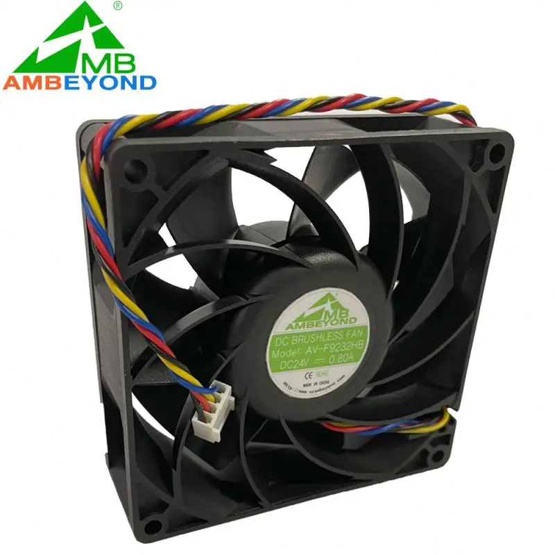 92mm*92mm*32mm Thin Micro No Vibration Dc 5v 12v Three-wire FG Two Ball Bearing Cooling Fan For Cooler Box