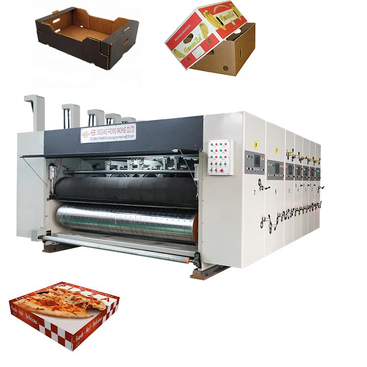 High Speed Flexo Printing Machine for Corrugated Carton Box / Printer Sloter Die Cutter Equipment Printing with High Clarity