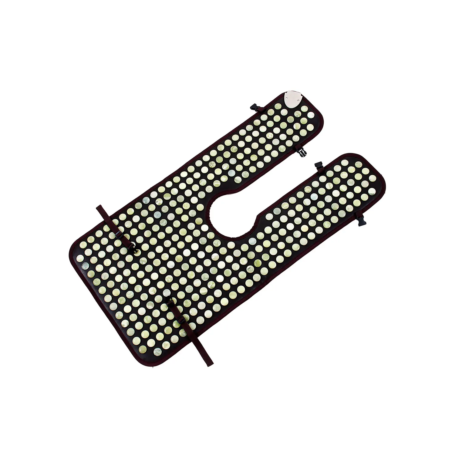 Fanocare G110-03 101*52cm Home & Office Use Portable Design High-End Leather Thermal Therapy Massage Jade Stone Heating Vest