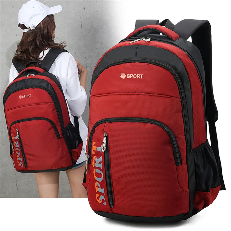 
New Hot Sales Travel Black Custom Polyester Fashion School Backpack yiwu Whloesale Price 