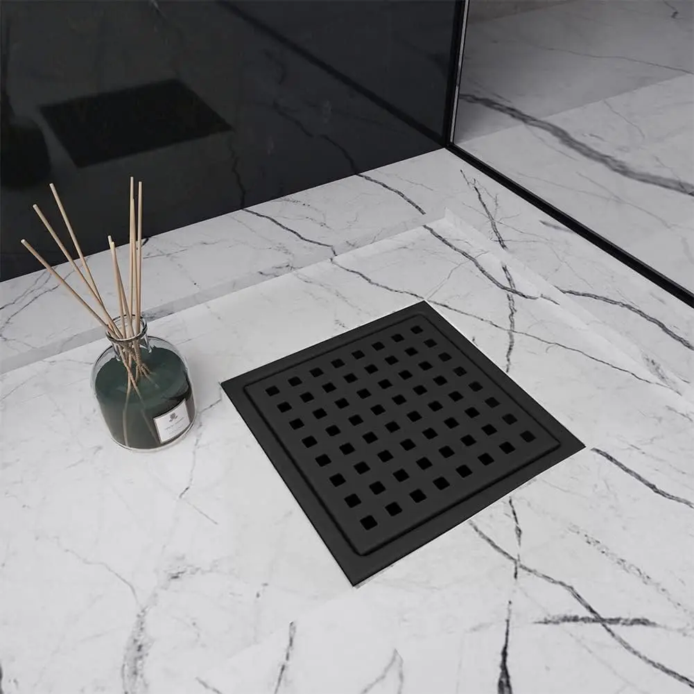 Custom Stainless Steel Square Shower Drain Concealed Floor Drain Stainless Steel Bathroom Floor Drain
