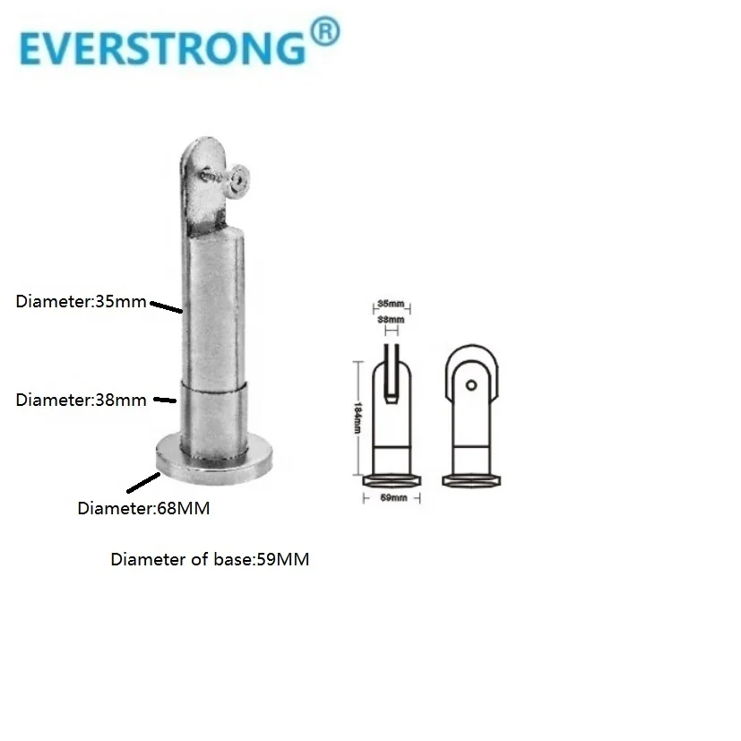 EVERSTRONG support leg of  toilet partition leg P002H  toilet cubicle  hardware accessories