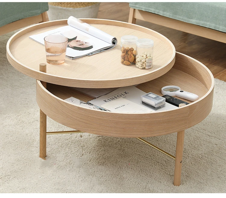 
Modern Ironing Center Dining Folding Console Storage Coffee Table 