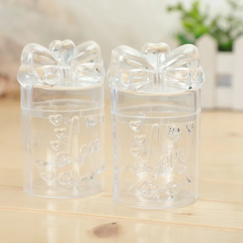 Transparent Plastic Chocolate Gift Box New Creative Love Small product Packaging Box