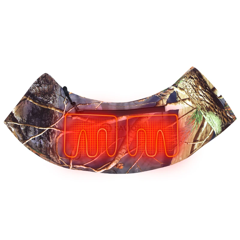 Polyester Fleece Battery Powered Heated Hand Warmer Pouch Waterproof Custom Sports Electric Hand Heating Muff