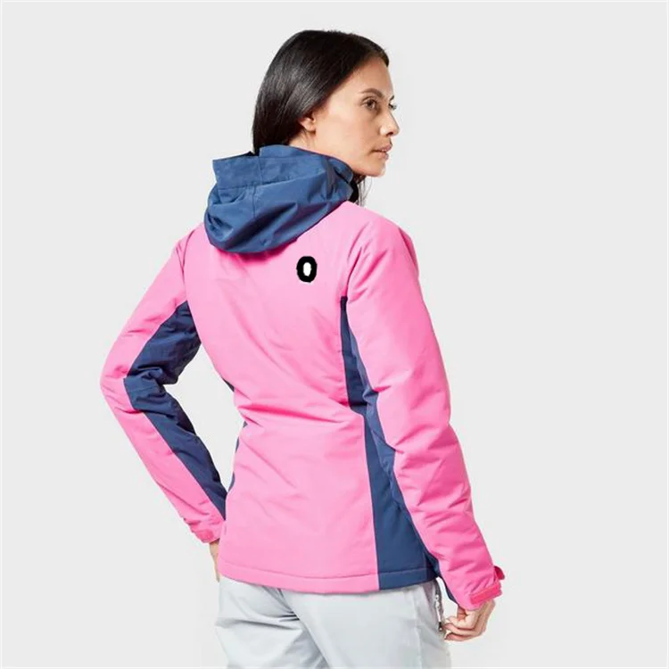 Custom Logo Printing Winter USB Heated Panels Outdoor Snow Skiing Sporting Waterproof Women Jacket