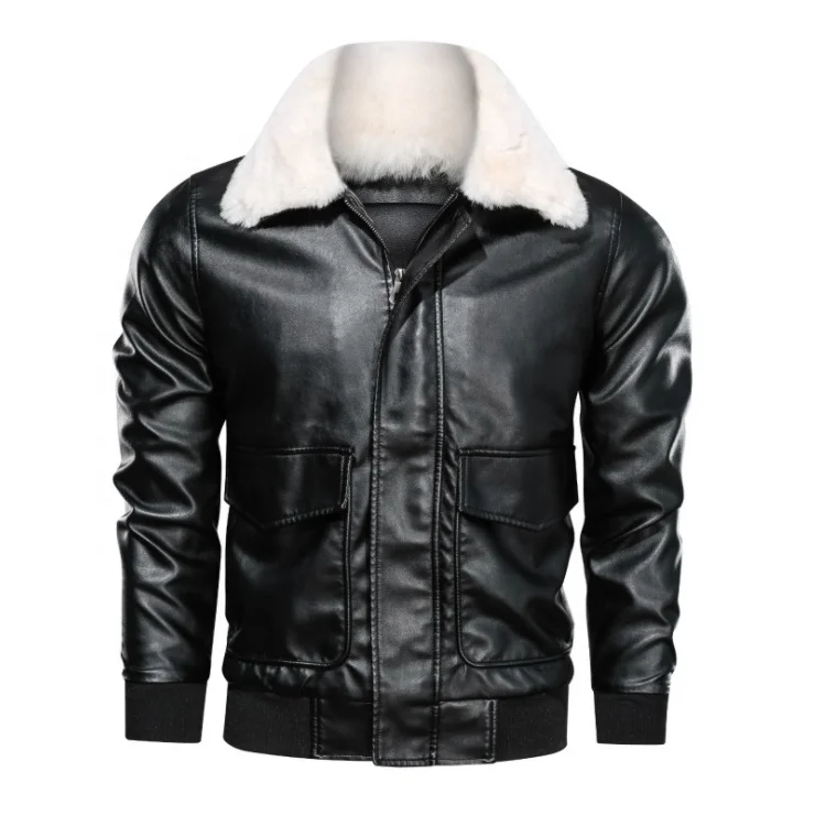 Оптовая продажа, Мужская винтажная байкерская куртка с воротником из искусственного меха, кожаная верхняя одежда, мотоциклетная куртка для мужчин