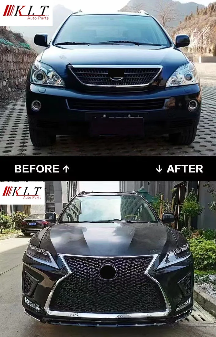 KLT High quality plastic RX old upgrade new convert 2020 model body kit for lexus RX300 rx350 rx450h rx270 2005-2008 bodykit