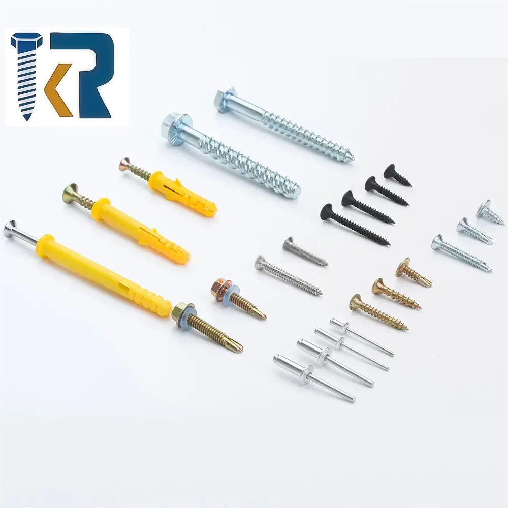 Phosphating Drywall Screws Fasteners  Black Phosphating Drywall Screw Dry Wall Nails Keel Screws
