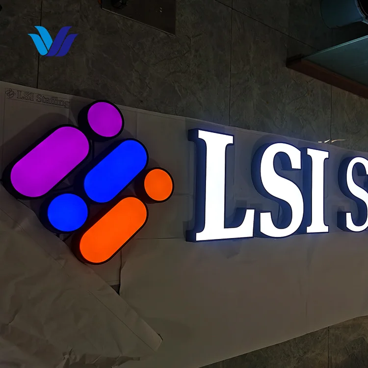 Хонгсен знак скручивающая стальная логотипы на открытом воздухе 3d led письмо sign-3d пластиковые буквы