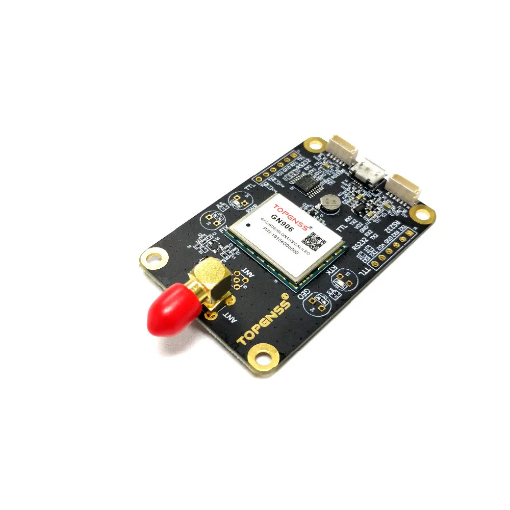 High-precision centimeter dual-frequency ZED-F9P RTK GNSS GPS module EVB withT0P906 helical antenna  AN306