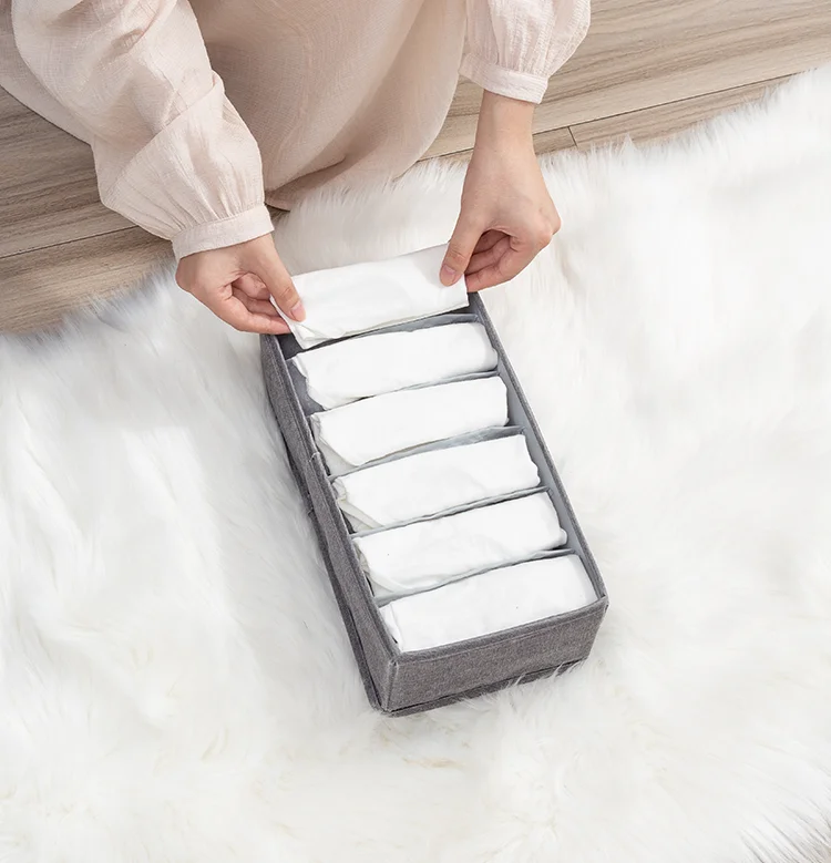 24 compartment storage box socks underwear minimalist style home storage box