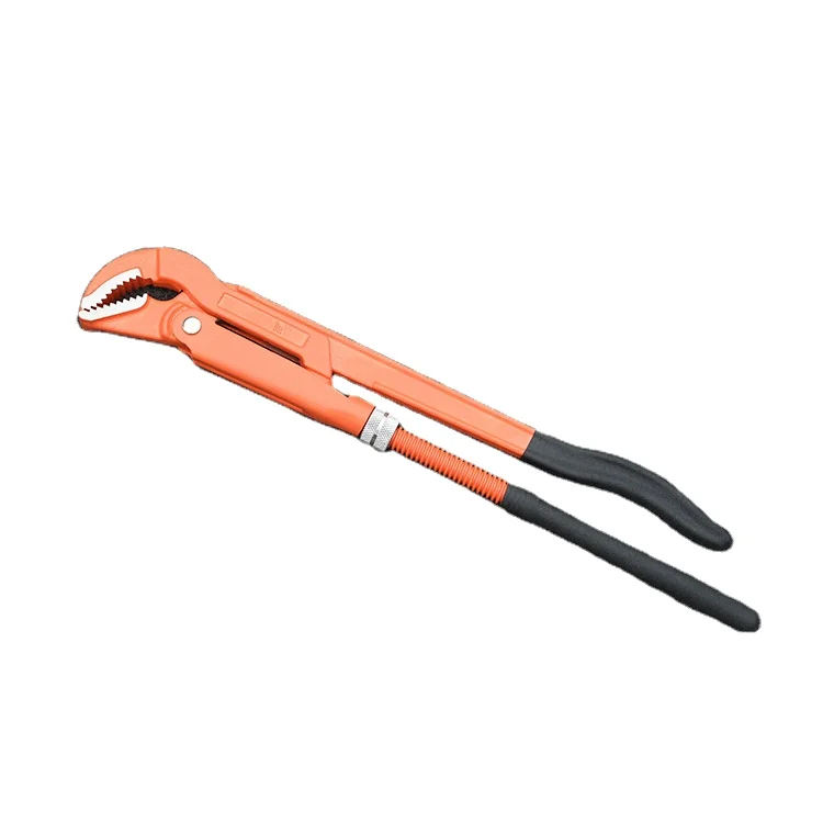 Industrial Grade 45 Degree Angled CRV Swedish Pattern Pipe Wrench Household Tools