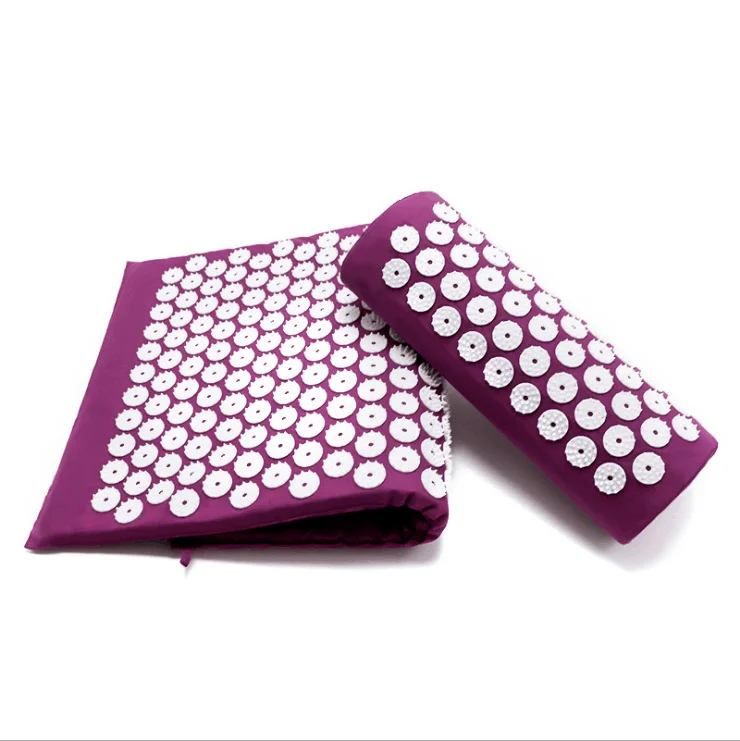 
Wholesale Fitness Accessories Massage mat Acupuncture mat with ABS needles and pillow 