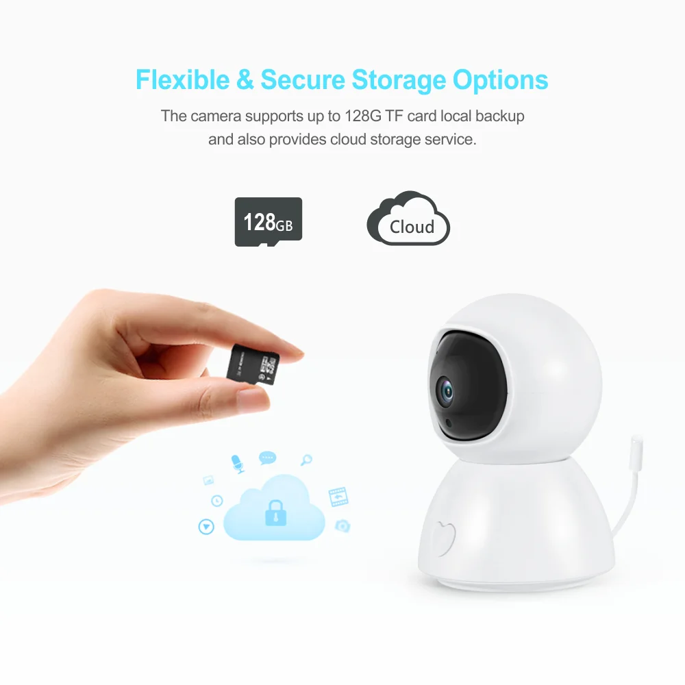 2023 Top Sale Tuya Smart  Sound Detection & Real time Temperature Detector  2.0MP Baby Camera PST-BM289