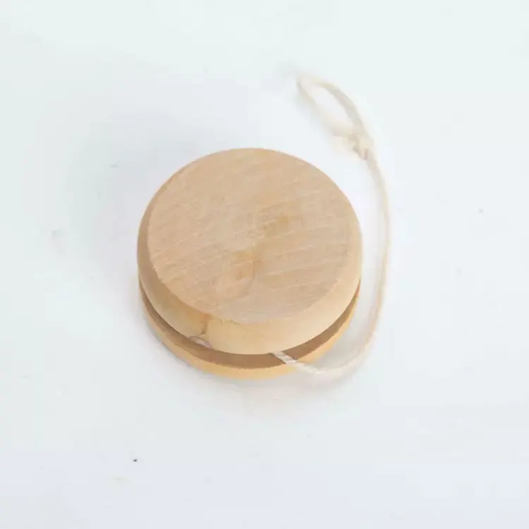 Custom Unique Gifts Natural Baby Wooden Kids Toy Wooden Children Toys Bouncy Wood Yoyo Ball for Kids