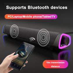 OEM Mini Bluetooth 5.0 home theater system sound bar speaker With remote control