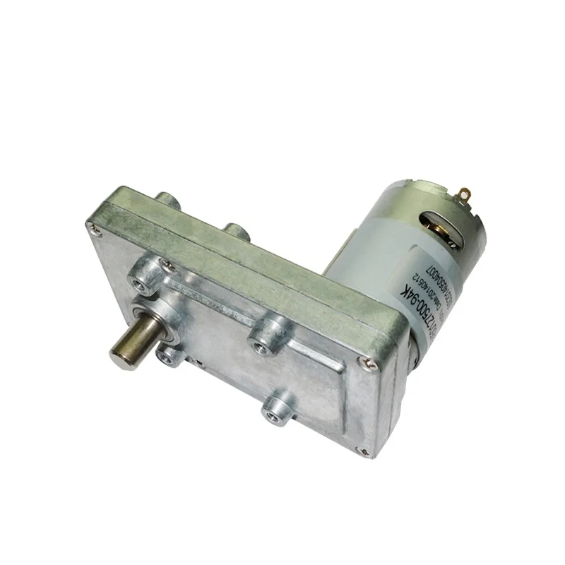 DSD-95SS555 Square Flat 95mm Gearbox DC 12v 24V Small Brushed Motor High Torque Low rpm Reducer Rotisserie Vending Gear Motor