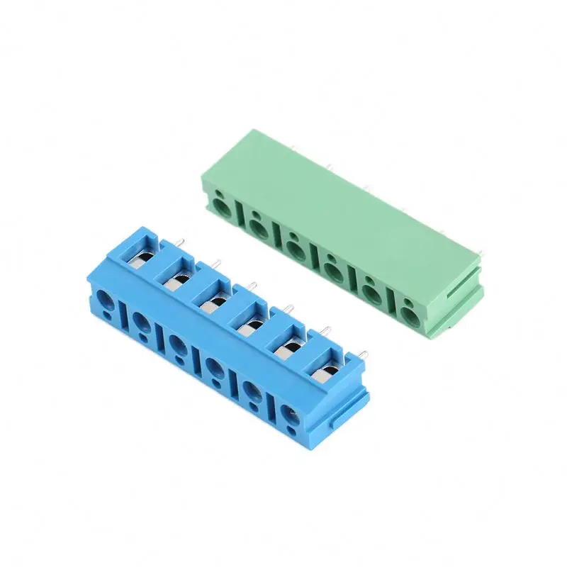 Wire 2conductor through ring tip 10 pole 25a 3 screw terminal block connector