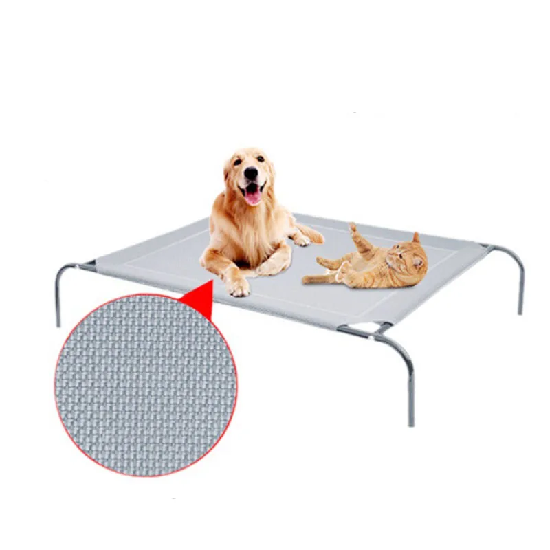 Pet House Elevated Dog Bed Washable Dog Hammock Cot for Indoor Outdoor Use with Durable Frame