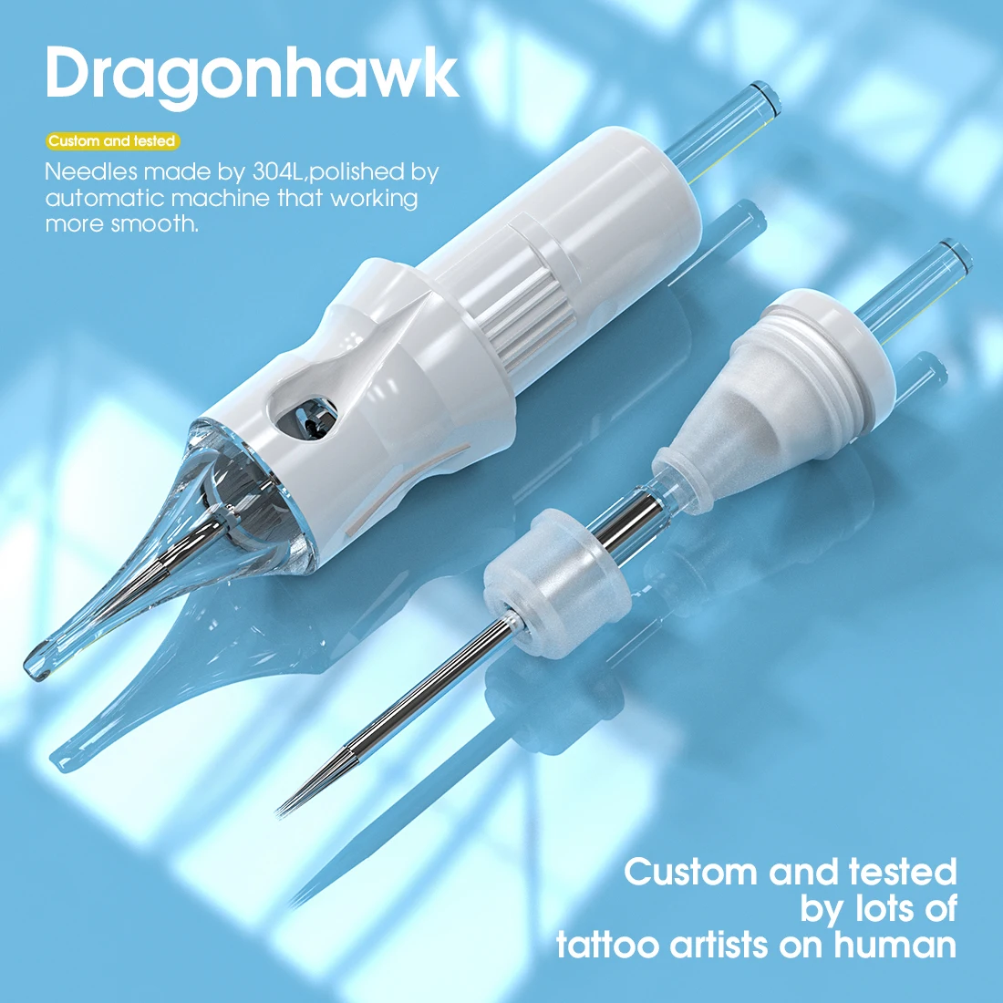 Новый патрон для татуировки Dragonhawk новый дизайн картридж Иглы и круглые линейные