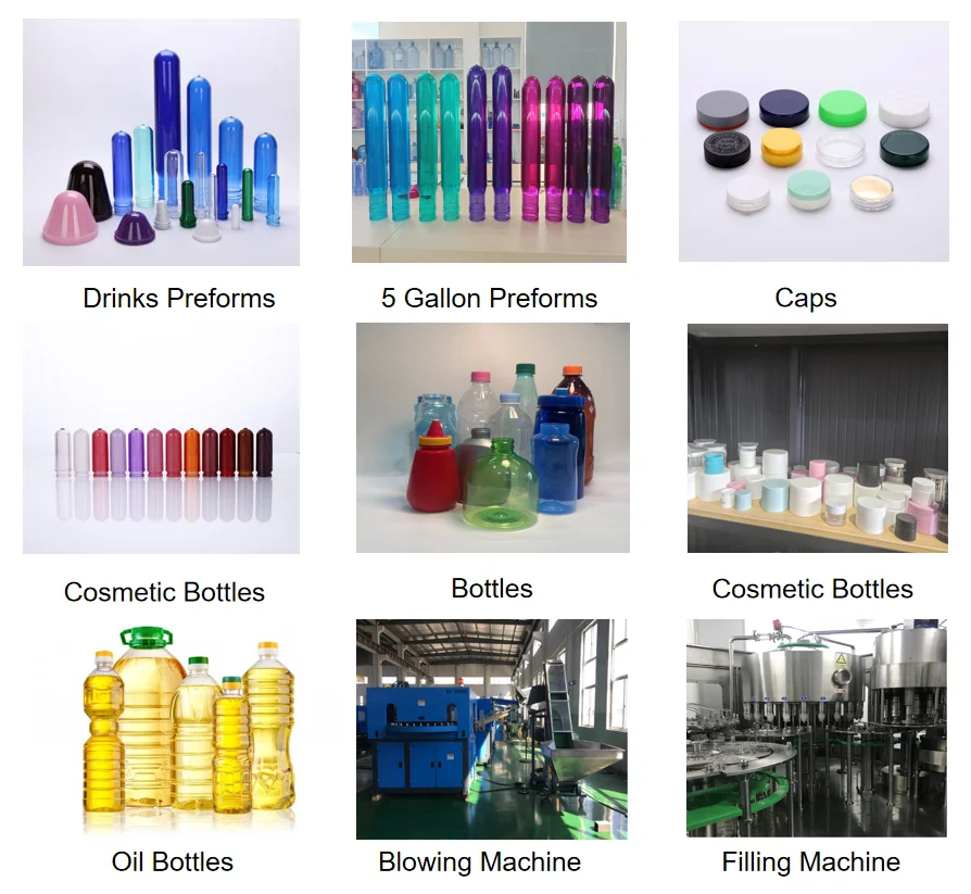 Cheap 1810 PCO 28mm 500ml 750ml 100% Resin PET for Beverage/Mineral Water Juice Bottles