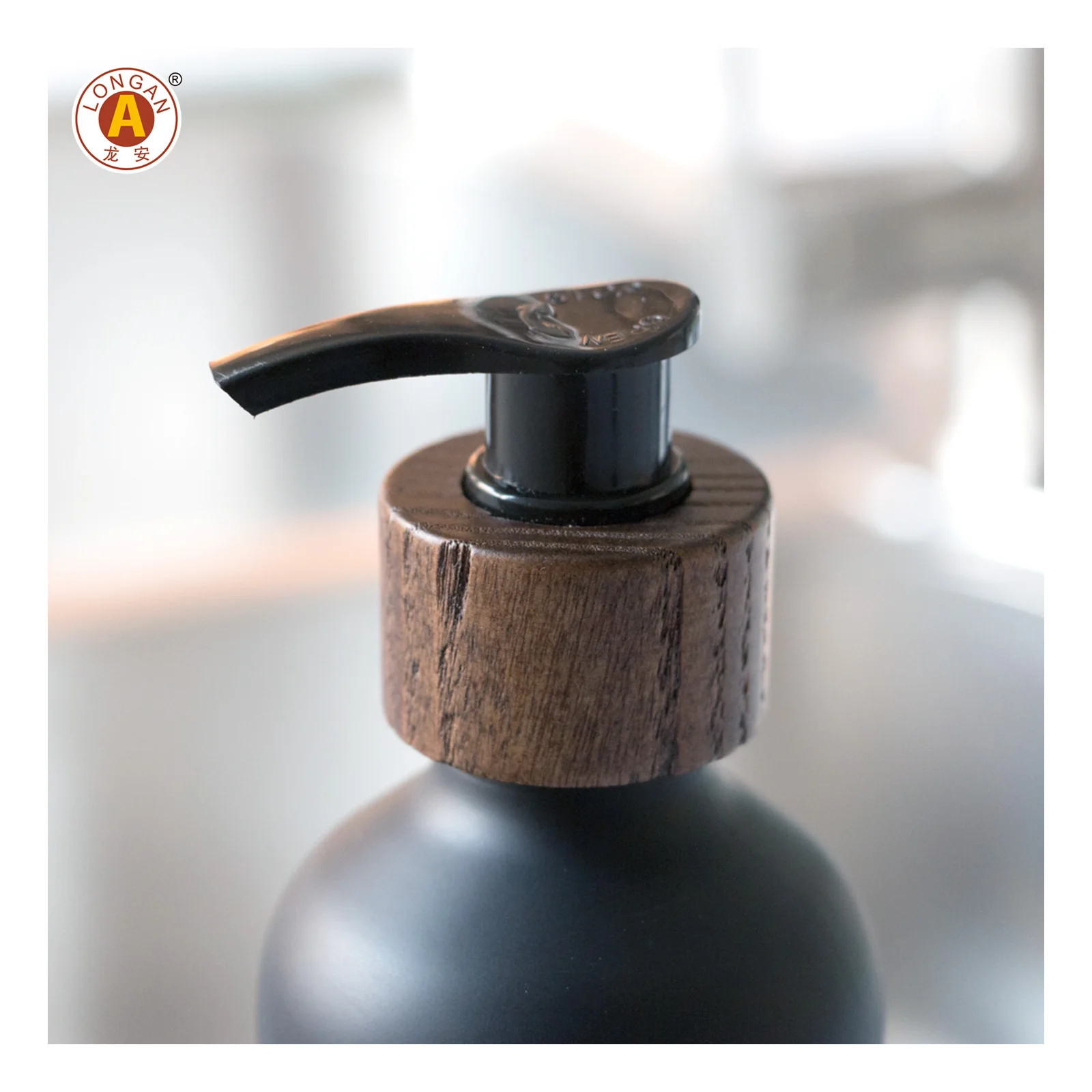 Hot Selling 24410 Lotion Pump Ceramic Soap Dispenser And Bamboo Dish Brush Glass Soap Dispenser Pump