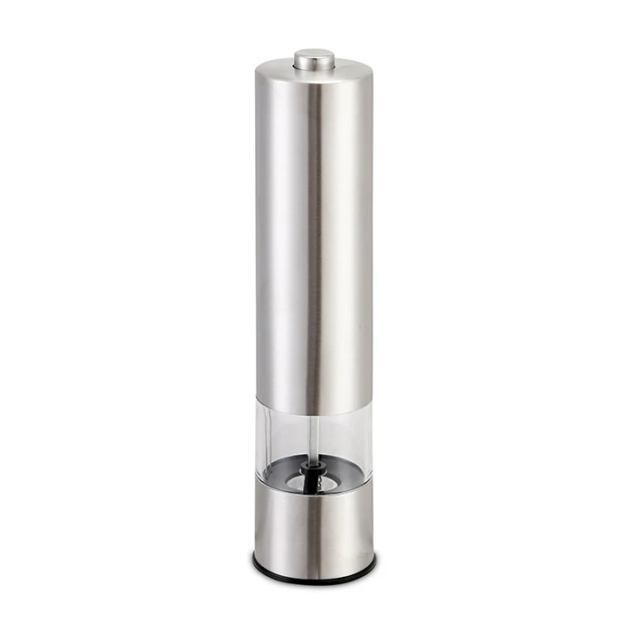 Stainless Steel Battery Operated Electric Salt Pepper Spice Grinder with Adjustable Ceramic